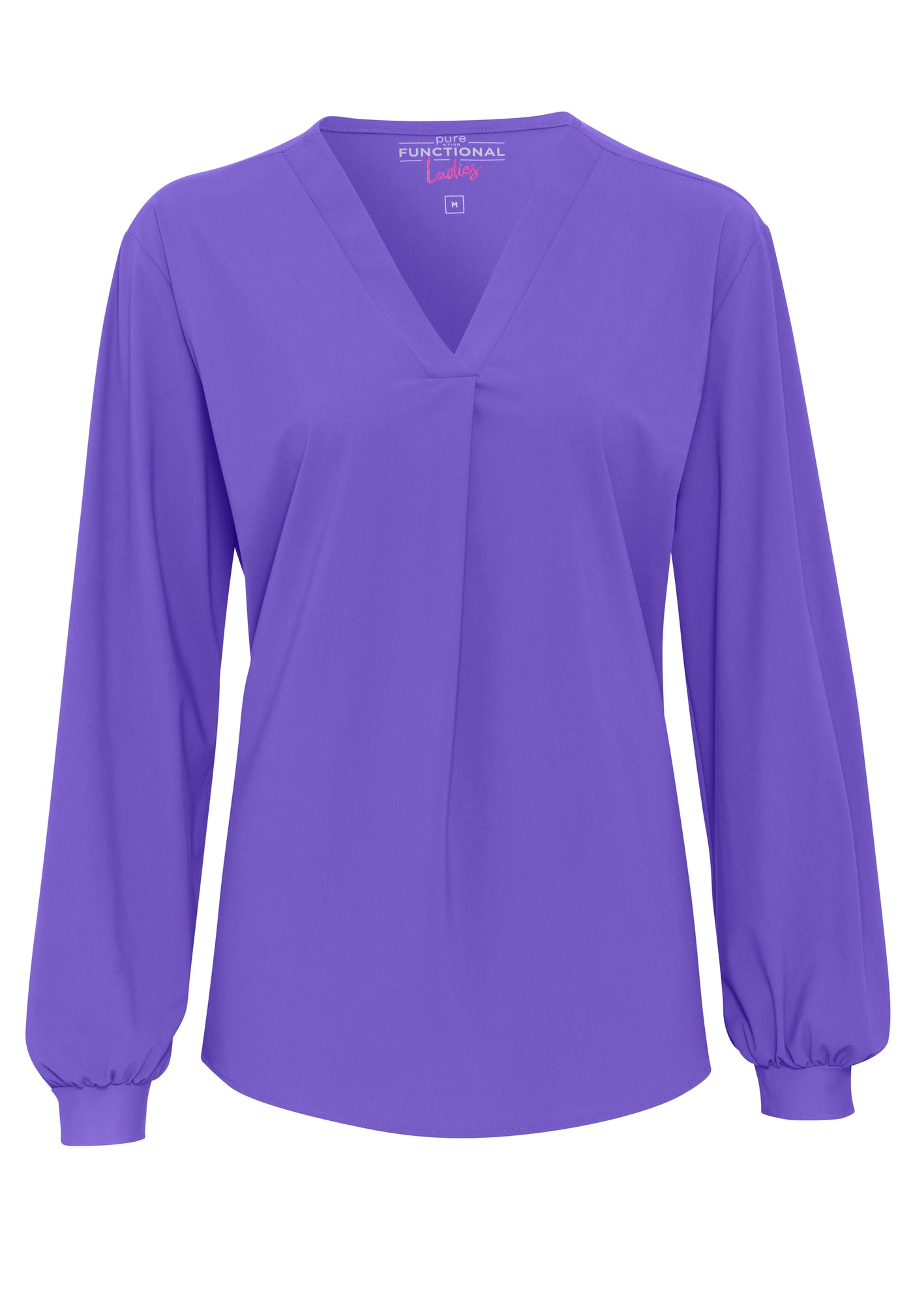 D91350-91313 PURE- Functional Bluse Langarm 805 uni violett