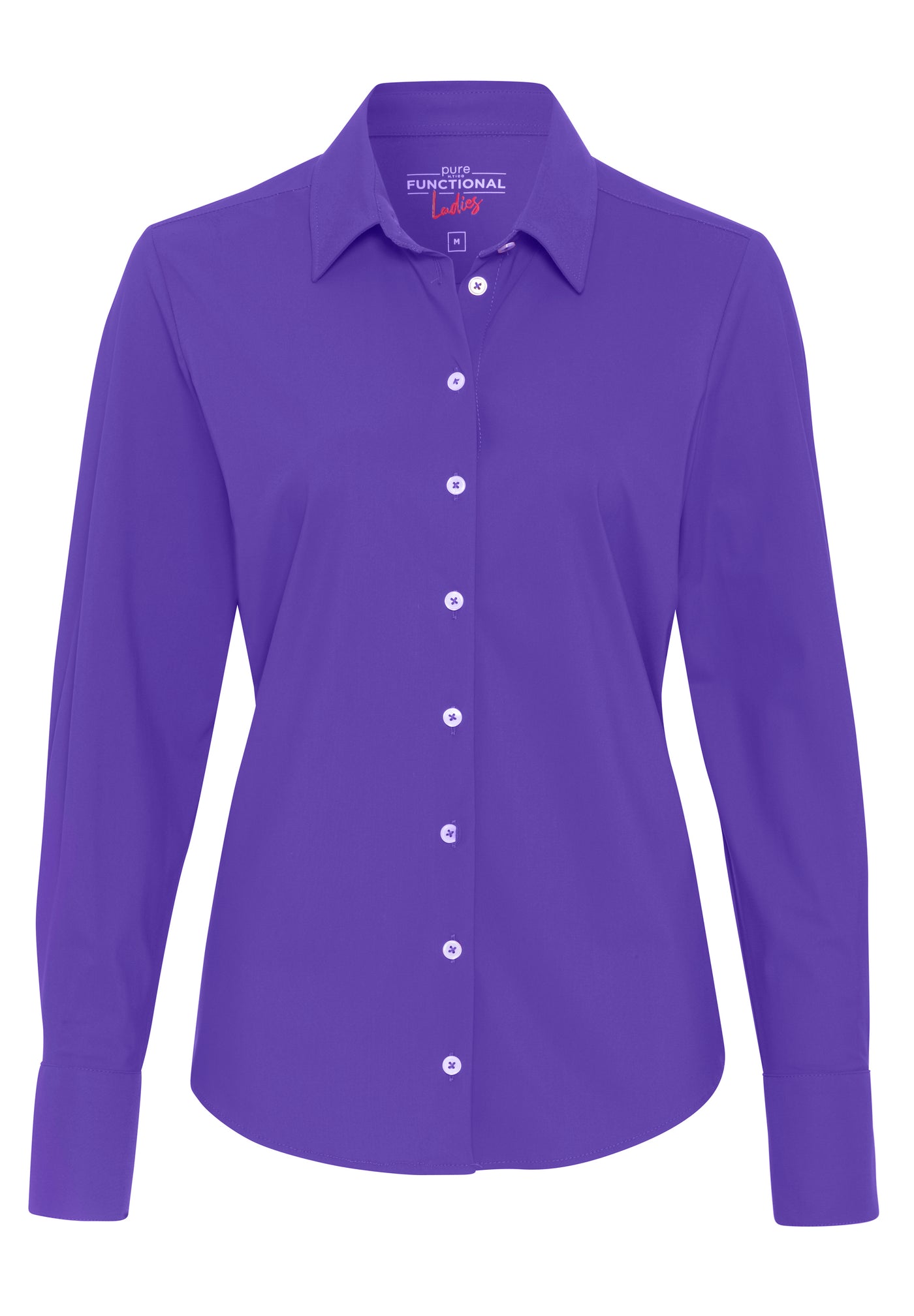 D91350-91911 PURE- Functional Bluse Langarm 805 uni violett