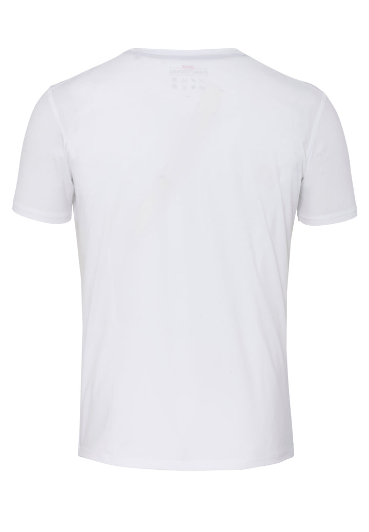 3392-92960 Pure Functional T-Shirt slim fit Halbarm 900 uni weiß